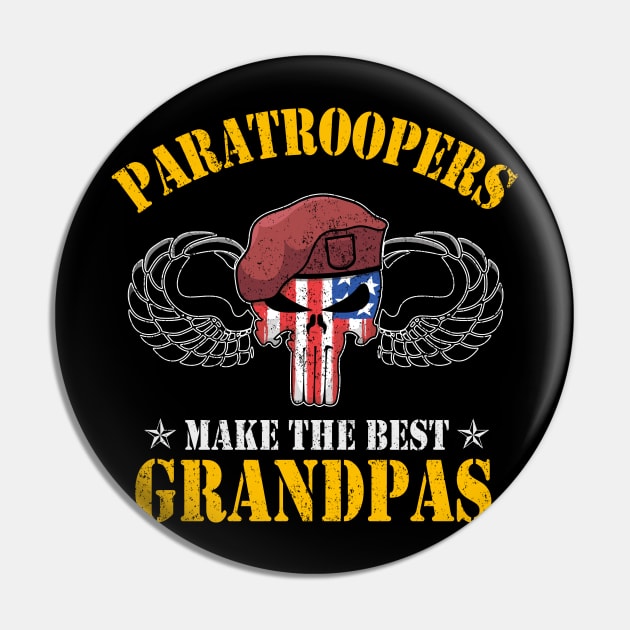 Airborne Paratroopers Make The Best Grandpas Veterans Day Pin by floridadori