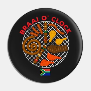 Braai O' Clock Time Pin