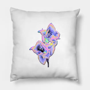 Lavender Gladiola Pillow