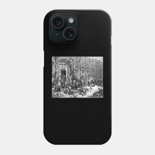 Gustave Dore - Sleeping Beauty - Castle Courtyard Phone Case