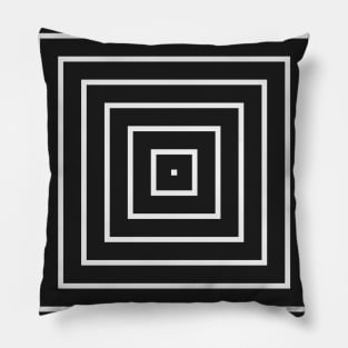 Black Square Pillow