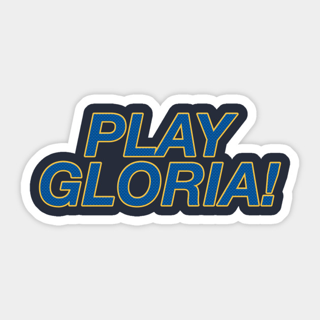 Play Gloria St Louis Blues Sticker Teepublic