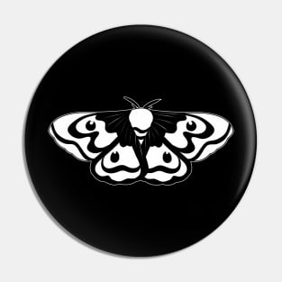 Pretty Moth Design Pin