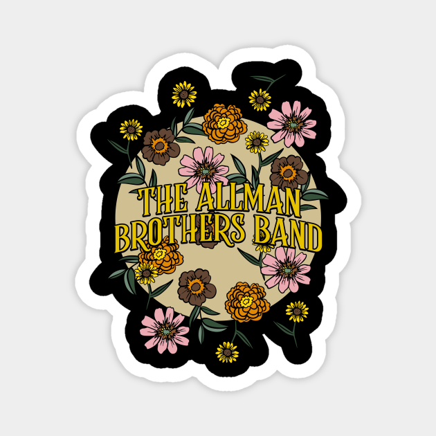 The Allman Brothers Band Name Personalized Flower Retro Floral 80s 90s Name  Style