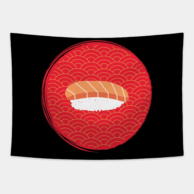 Salmon Sushi Tapestry by TheRealGWon