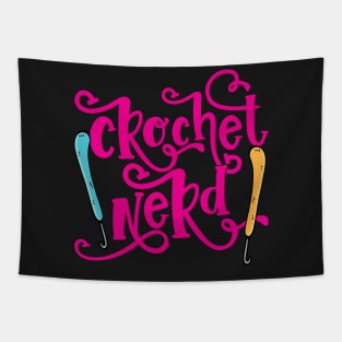 Crochet Nerd - Grandma Mom Crocheting Yarn Lover print Tapestry