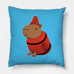 Capybara Crayon Costume Pillow