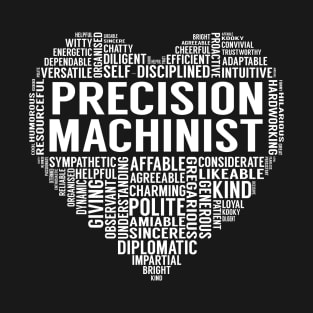 Precision Machinist Heart T-Shirt