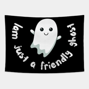 Halloween friendly ghost Tapestry