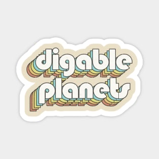 vintage color digable Planets Magnet