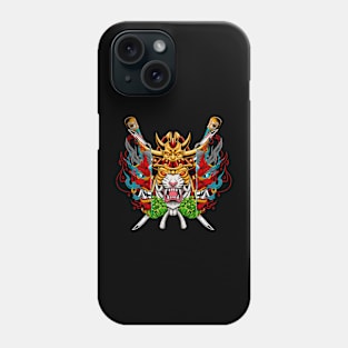 Tiger Samurai v2 03 Phone Case