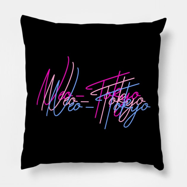 Neo-Tokyo Pillow by AR DESIGN