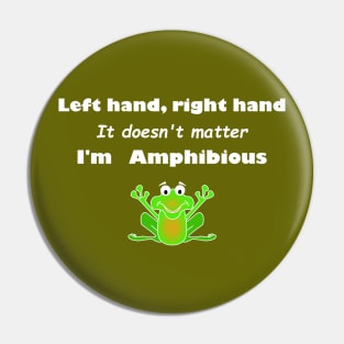 Lispe Left Hand Right Hand I'm Amphibious Pin