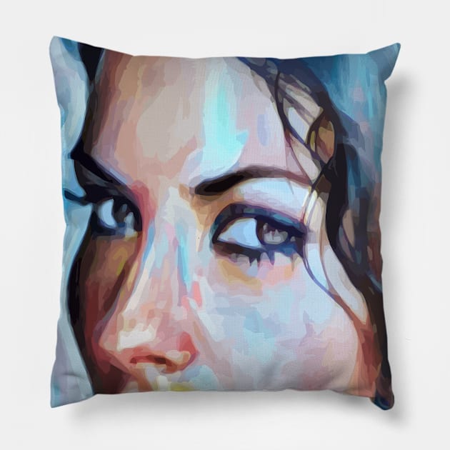 Evangeline Lilly Pillow by Bespired