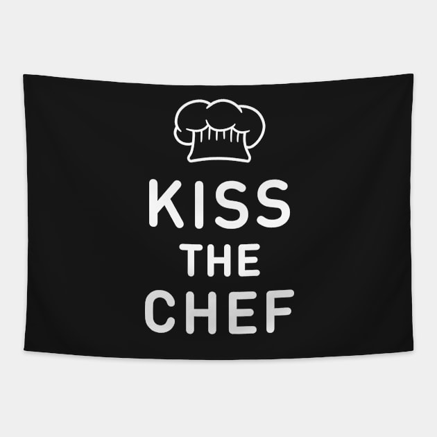 Kiss the chef Tapestry by Florin Tenica