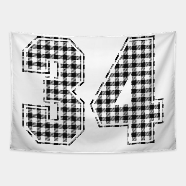 Plaid Number - 34 - Dark Tapestry by tavare