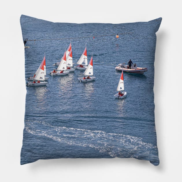 Boat Regatta Pillow by Memories4you