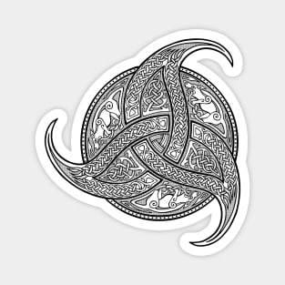 Trinity Knot - Line Art Magnet