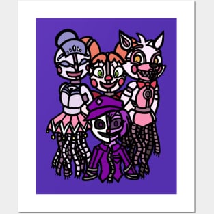 Lolbit FNaF - Fanart Funtime Purple Chica - Illustrations ART street