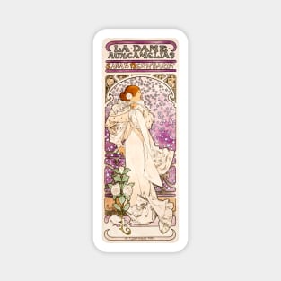 La dame, aux camelias, Sarah Bernhardt (1896) Magnet