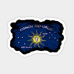 Conch Republic Flag Magnet