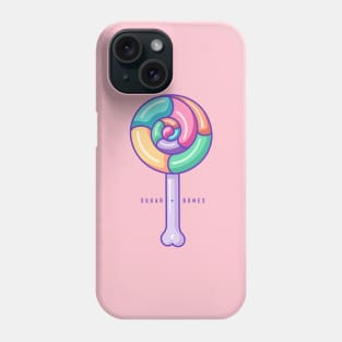 Rainbow Swirl Round Lollipop Phone Case