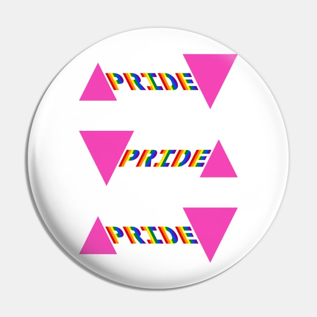 Pink Triangle Pride Multi Pin by SiSuSiSu