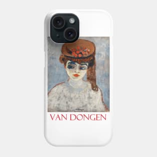Woman with Cherries on Her Hat by Kees van Dongen Phone Case