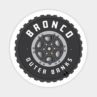 Bronco Outer Banks Tire Magnet