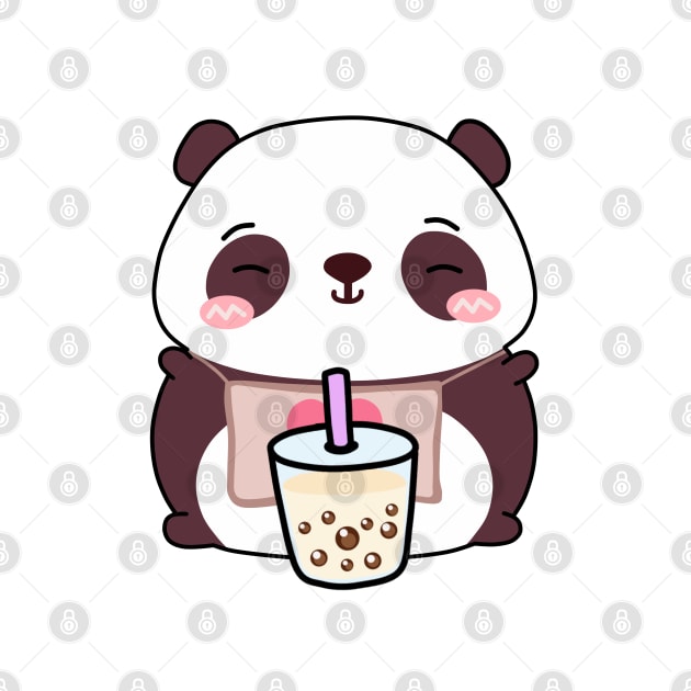 Cute Little Panda Loves Boba! by SirBobalot