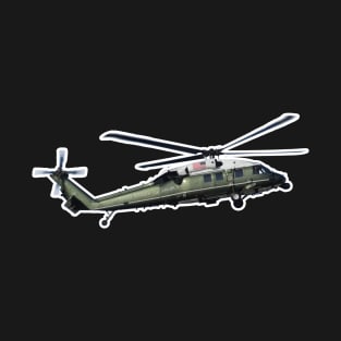 Vintage Army Attack Helicopter War American Flag Birthday gift T-Shirt