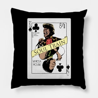 card king and queen soul train Pillow