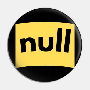 Null yellow background Pin