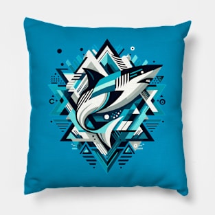 Abstract Animal Shark 1 Pillow