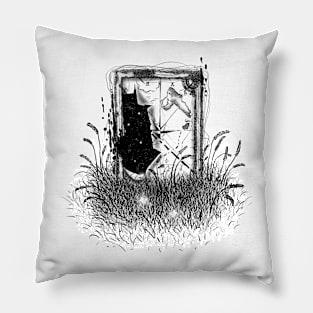 Which Direction, Map in the Window Pillow