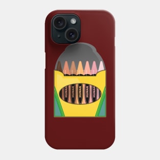 Human Colors Crayon Box Phone Case