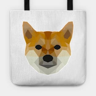 Low Poly Lilly the Shiba Inu Tote