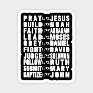 Pray Like Jesus Magnet