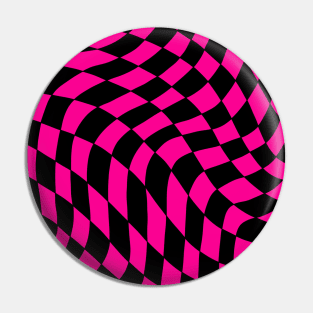 Warped Checkerboard Pin