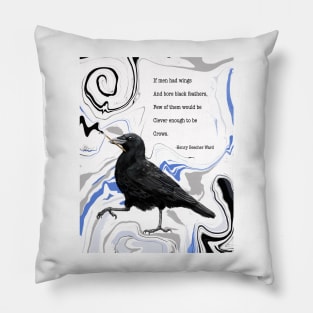 The Not So Common Crow Pillow