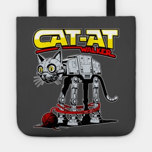 Funny Cat-at Walker Design Graphic for Cat Lovers Tote