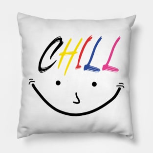 Colorful & Smiling Chill Pillow