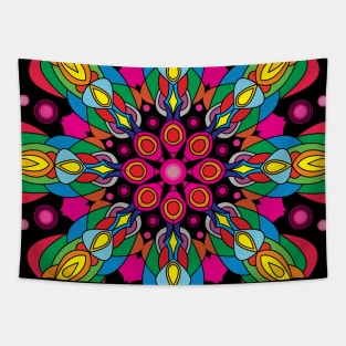 elegant colored Mandala art Tapestry