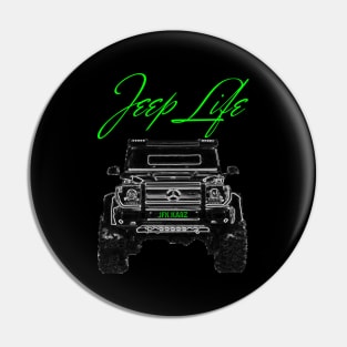 Jeep Life Mercedes 4x4 Monster Truck Pin