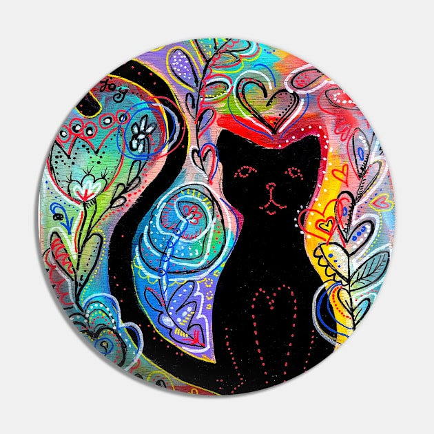 Garden Kitty Pin by gaea