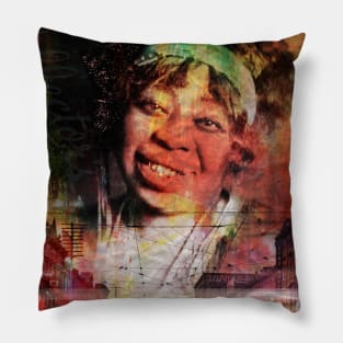 Collage Art Ma Rainey Pillow