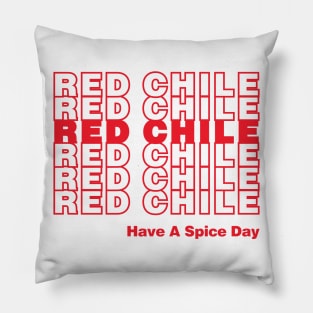 Red Chile Day Pillow