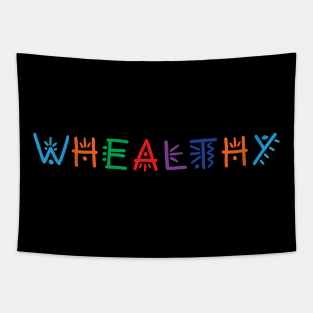 WHEALTHY COLORS Tapestry