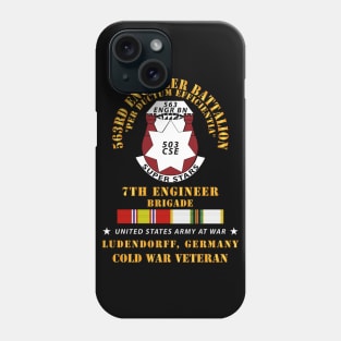 563rd Engineer Bn, 7th Eng Bde, Ludendorff, Germany w COLD SVC X 300 Phone Case