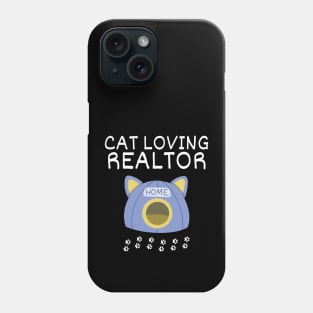 Cat Loving Realtor Phone Case